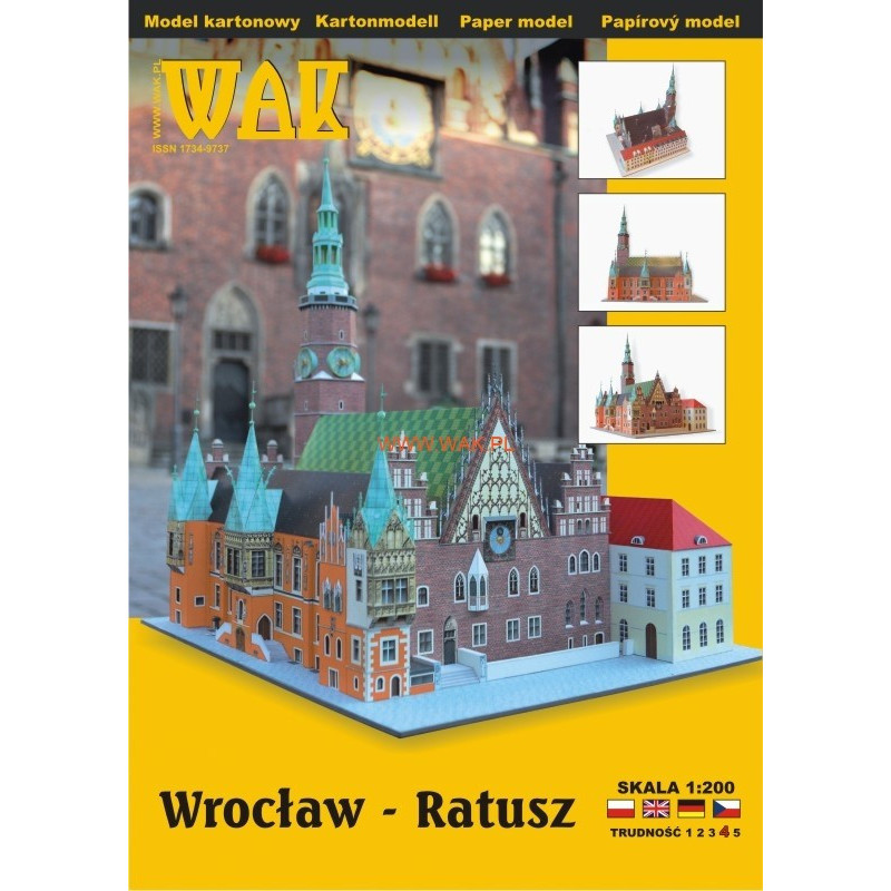 The Wrocław Old Town Hall. (Poland) 1 : 200