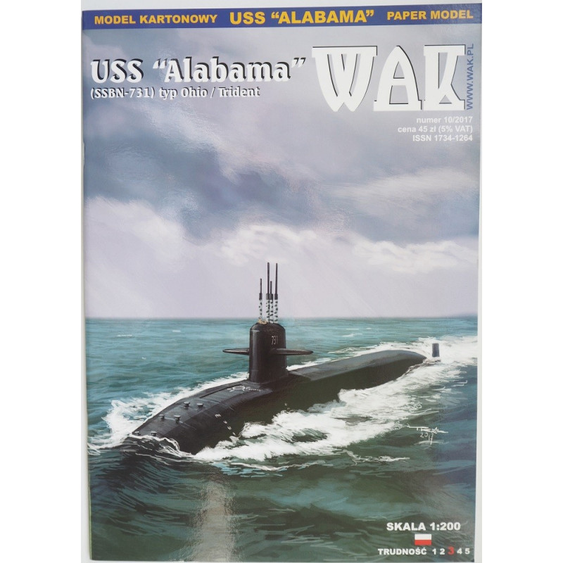 USS „Alabama“ – the „Ohio“/“Trident“ class nuclear submarine