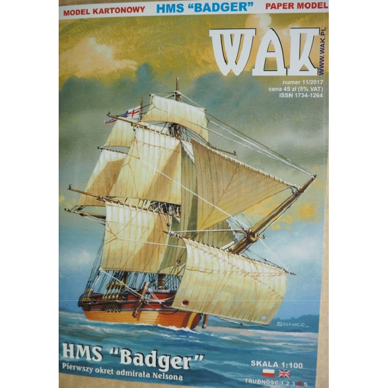 HMS «Badger» – первый корабль адмирала Нельсона (Великобритания)