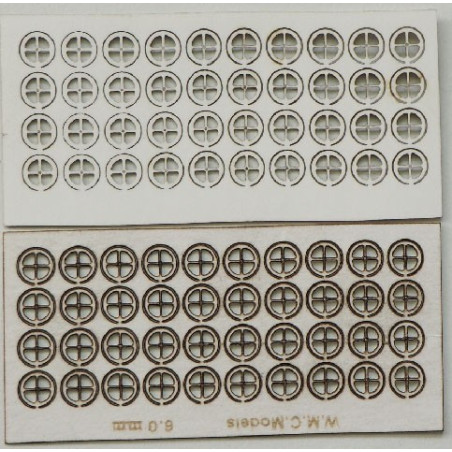 Valve screwdrivers with 4 rods 3 mm, cardboard 0.5 mm