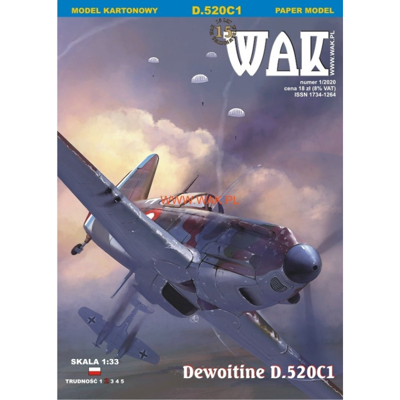 Dewoitine D.520C1 – the fighter