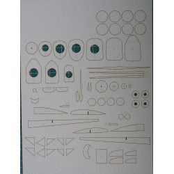 Yakovlev Jak-1 – the fighter - the laser cut parts