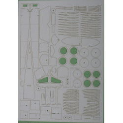 SPAD S. A-2 and Dufaux C.2 – the French fighters - the laser-cut parts