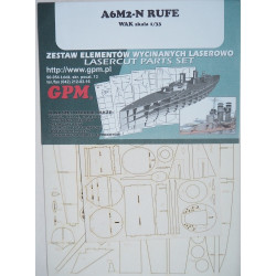 Nakijama A6M2-N „Rufe“ – hidronaikintuvas - lazeriu pjautos detalės