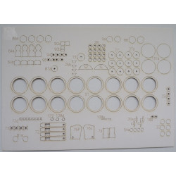 M3A1 „Stuart“ – the USA light tank - the laser cut details