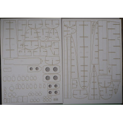 HMS „Hesperus“ – the British destroyer - the laser cut details