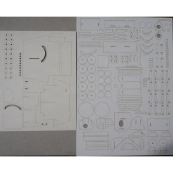 SU-85M – the USSR/ Polish PR self-propelled artillery unit - the laser cut details