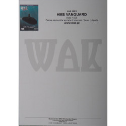 HMS “Vanguard” – the British nuclear submarine - the laser cut parts