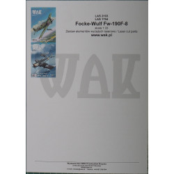 Focke Wulff FW-190F-8 – the German fighter - the laser cut parts