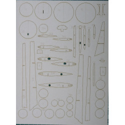 Lim-2 (MiG-15bis) and SBLim-2 Art (Mig-15UTI) - the Polish aircrafts - the laser cut parts