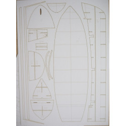 s/y „ Zawisza Czarny “ – the Polish harzer’s schooner from 1934 year – the laser cut parts