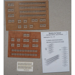 Seichalio muleta – Portugalijos XVI-XX amžių žvejybinis burlaivis – takelažo blokų komplektas