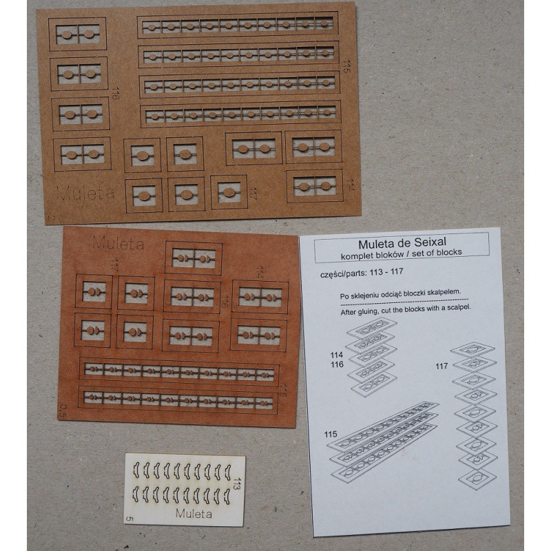 Muleta de Seixal – the fishing ship - the block set