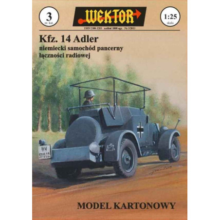 Kfz. 14 „Adler“ – немецкий броннированный автомобиль радио связи.
