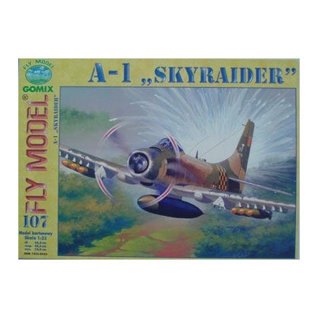 Douglas A-1 „Skyraider“ – šturmo lėktuvas – bombonešis.