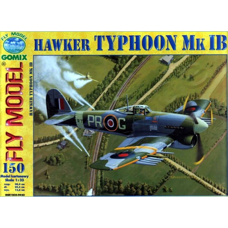 Hawker „Typhoon“ Mk IB – naikintuvas - bombonešis