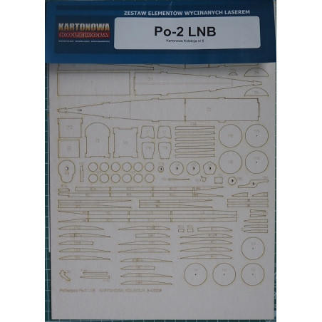 Po-2 LNB – lengvasis naktinis bombonešis - lazeriu pjautos detalės