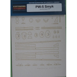 PW-5 „Smyk“ - the Polish World class Olympic glider – the laser cut parts