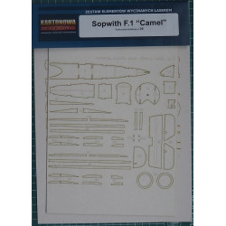 Sopwith F.1 „Camel“ – the British fighter - the laser-cut parts