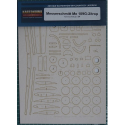 Messerschmitt Me-109G-2/trop – the German fighter - the laser-cut parts