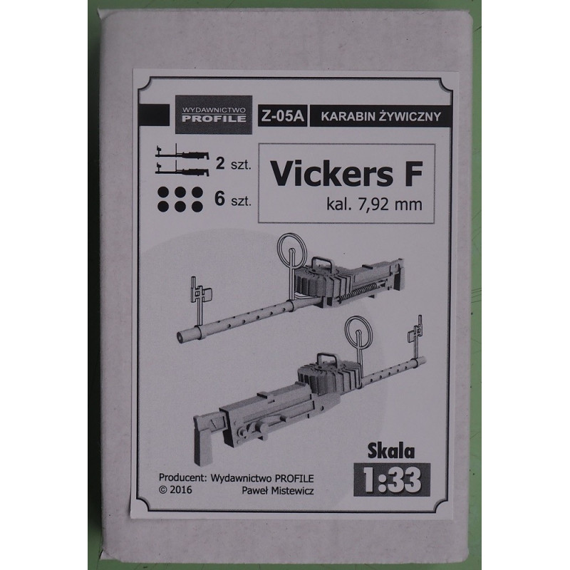 Vickers F, cal. 7.92 mm - the aviation machine gun (2 sets)