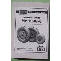 Messerschmitt Me -109G-6 - the German fighter - 3D printed wheels