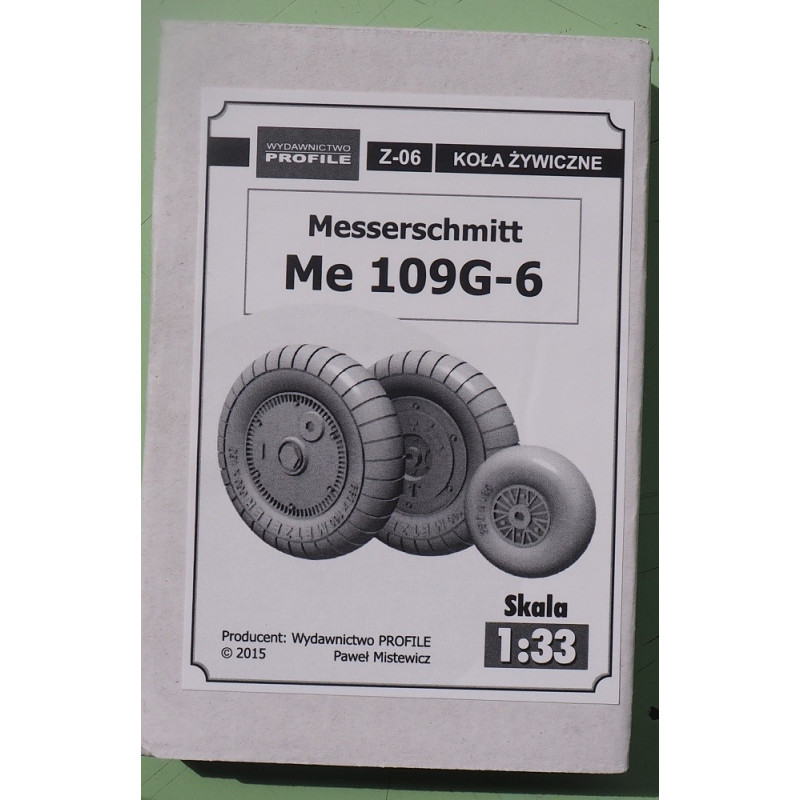 Messerschmitt Me-109G-6 - 3D printed wheels