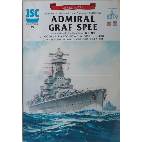 „Admiral Graf Spee“ ir „AF 85“ – „kišeninis“ linijinis laivas ir artilerinė barža