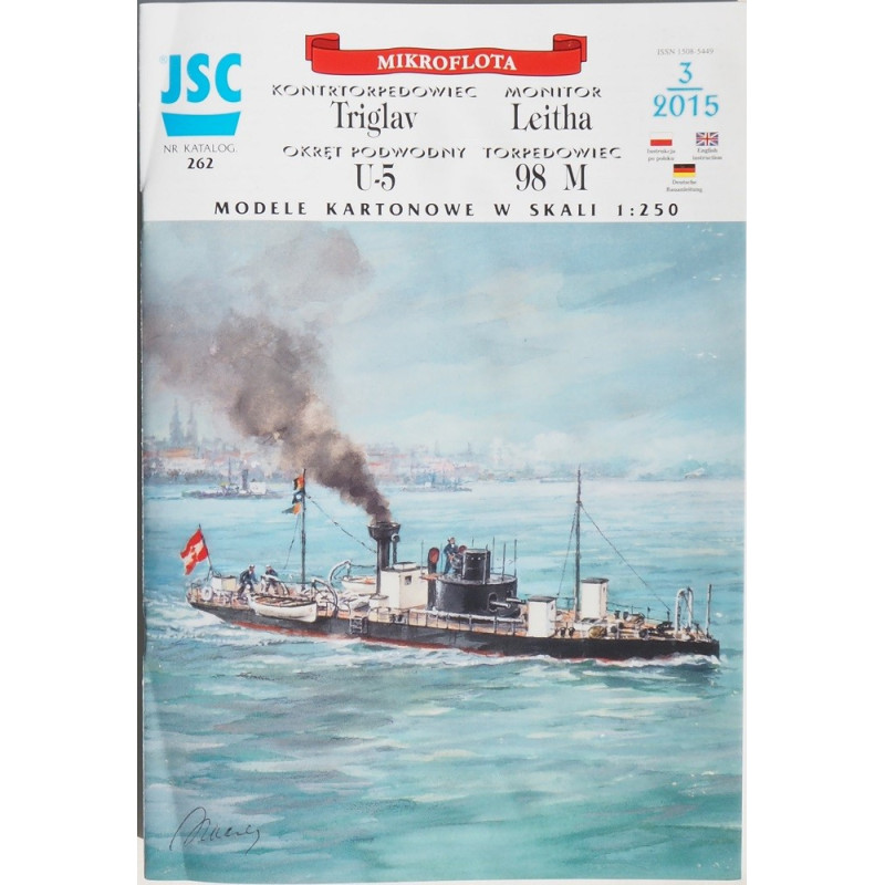 „Triglav“. „Leitha“, „U-5“ ir „98 M“ – the  Austro – Hungarian war ships