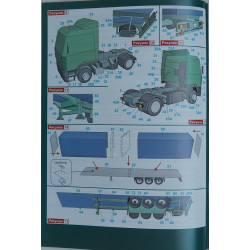 MAZ-544020 – sunkvežimis – vilkikas su puspriekabe