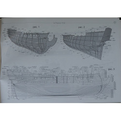 „Le Fleuron“  –  the French 3 rank lineship