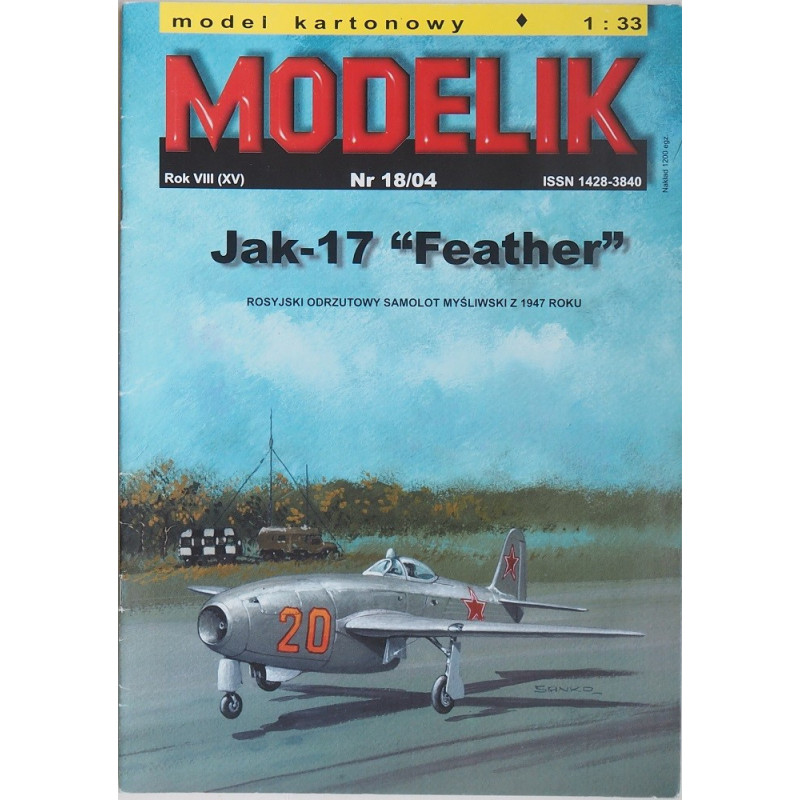 Jakovlev Jak-17 „Feather“ – TSRS naikintuvas