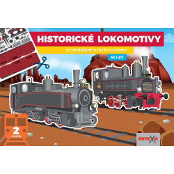 The historical steam locomotives - locomotives and wagons