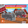 The historical steam locomotives - locomotives and wagons