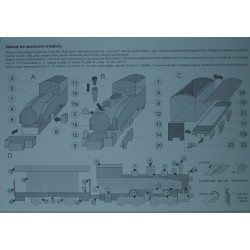 The historical steam locomotives - locomotives and wagons