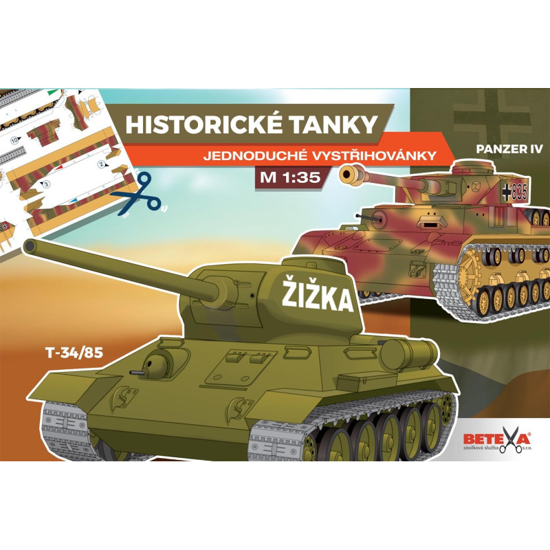 T-34/85 „Žižka“ and „Panzer IV“ – the historical tanks