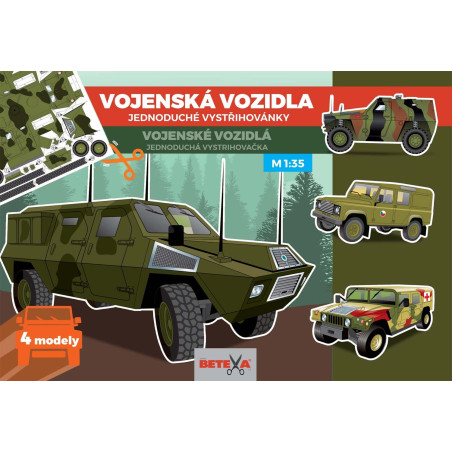 The military transport vehicles