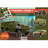 The military transport vehicles