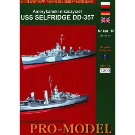 USS „Selfridge“ DD-357 – the American destroyer