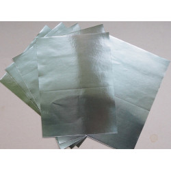 Silver adhesive paper