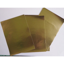 Gold adhesive paper