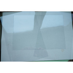 Transparent polystyrene 0,4 mm A4