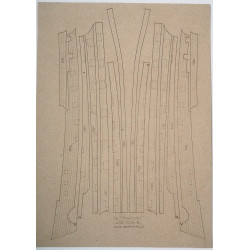 „De Zeven Provincien“ - the Dutch line-ship - the laser-cutt second cladding details