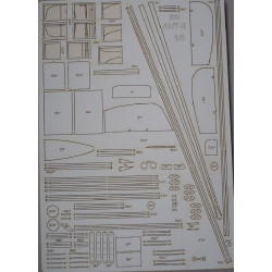 ANT-9 „Krokodil“ – the Soviet agitation airplane - the laser-cut parts