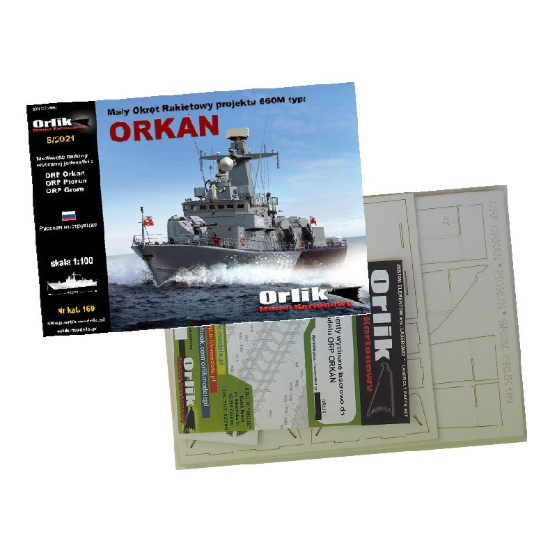 ORP „Orkan“ – the Polish 660M project small rocket ship - a kit
