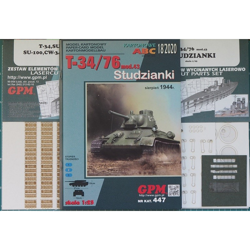 T-34/76 "Studzianki" - vidutinis tankas – rinkinys.