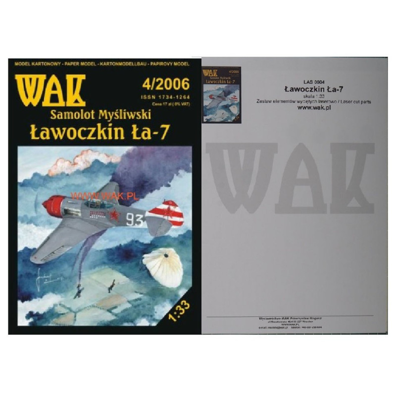 Lavochkin „La–7“ - the USSR fighter - a kit