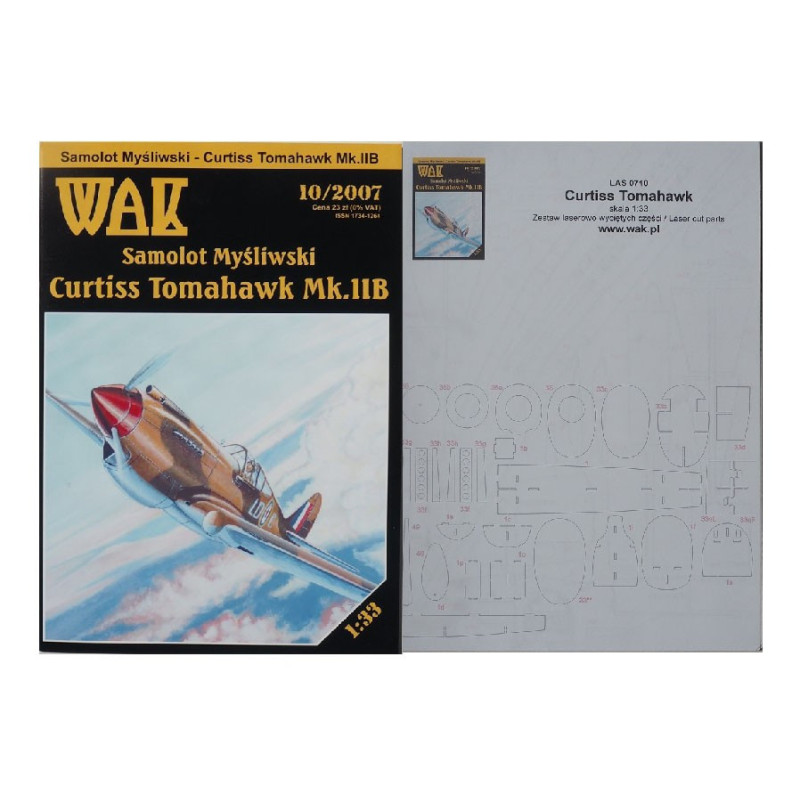 Curtiss „Tomahawk“ Mk. IIb – naikintuvas - rinkinys