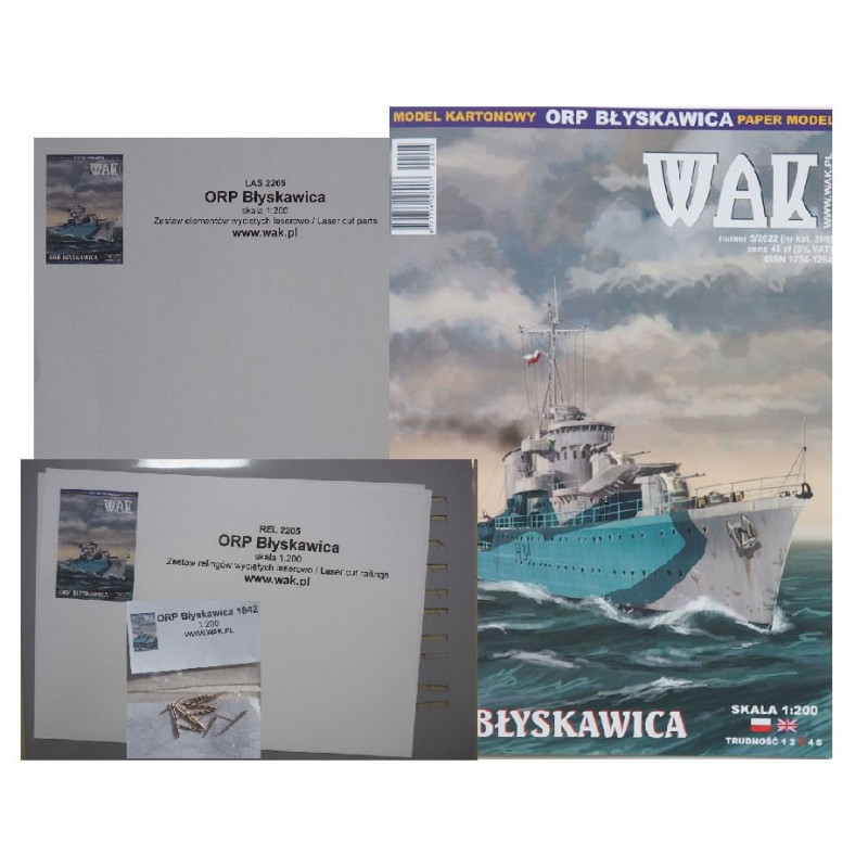 ORP „Blyskawica“ – the Polish destroyer - a kit