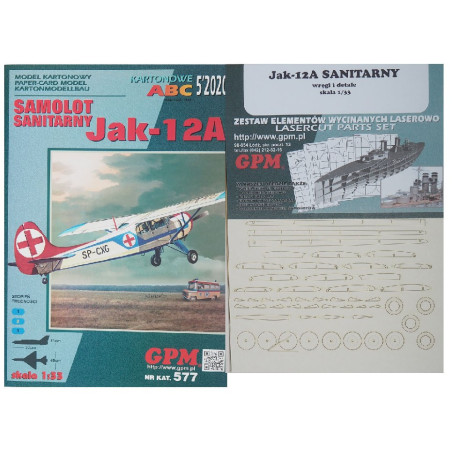 Yakovlev Yak-12A – the Soviet sanitary airplane - a kit